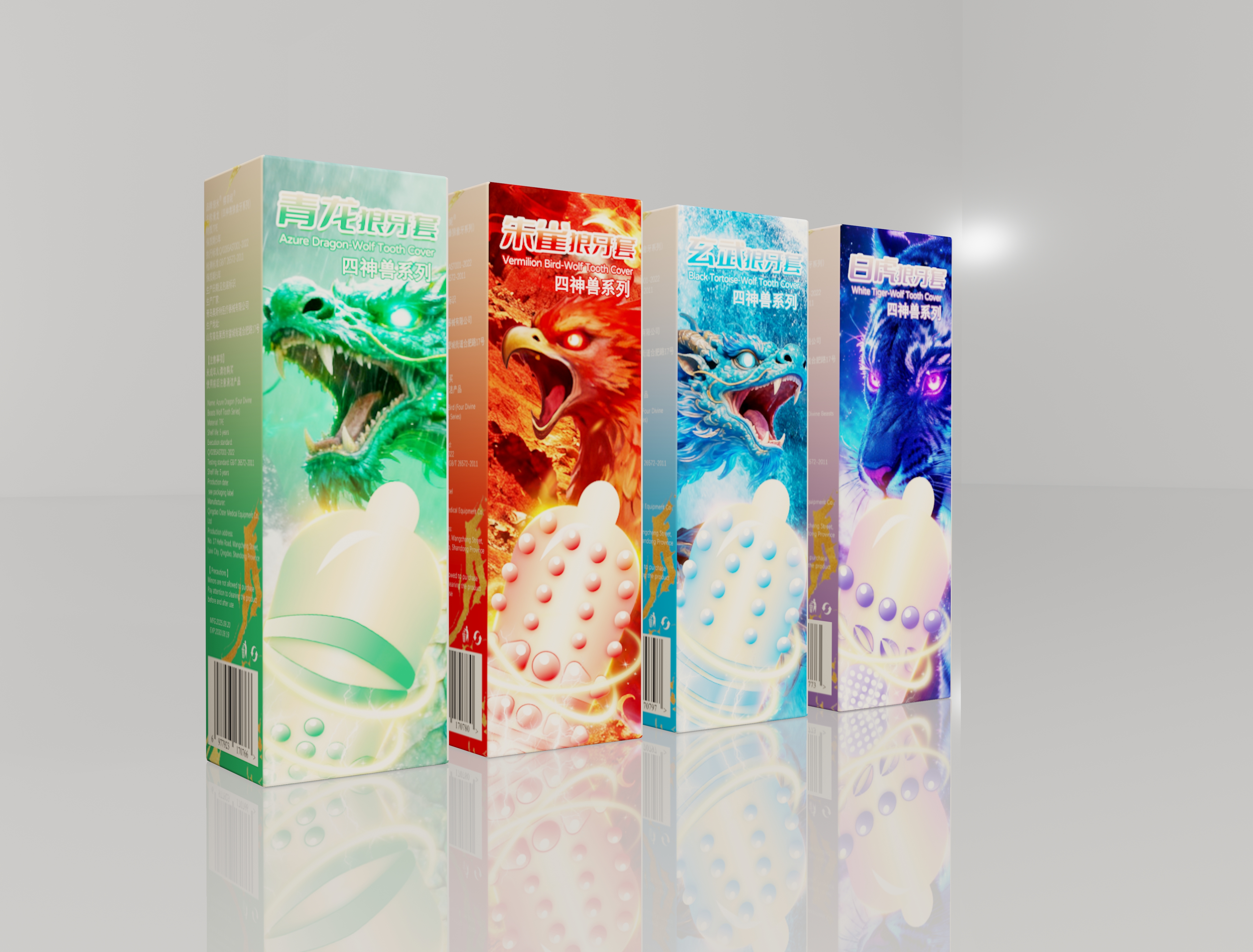 9D ถุงยาง Condom ถุงยางแบบปุ่มๆ ถุงยางอนามัย (1ชิ้น/กล่อง) ถุงยาง ถุงยางแบบเสียว เพิ่มความยาวเพิ่มความหนาและขนาดใหญ่ สามารถใช้ซ้ำได้